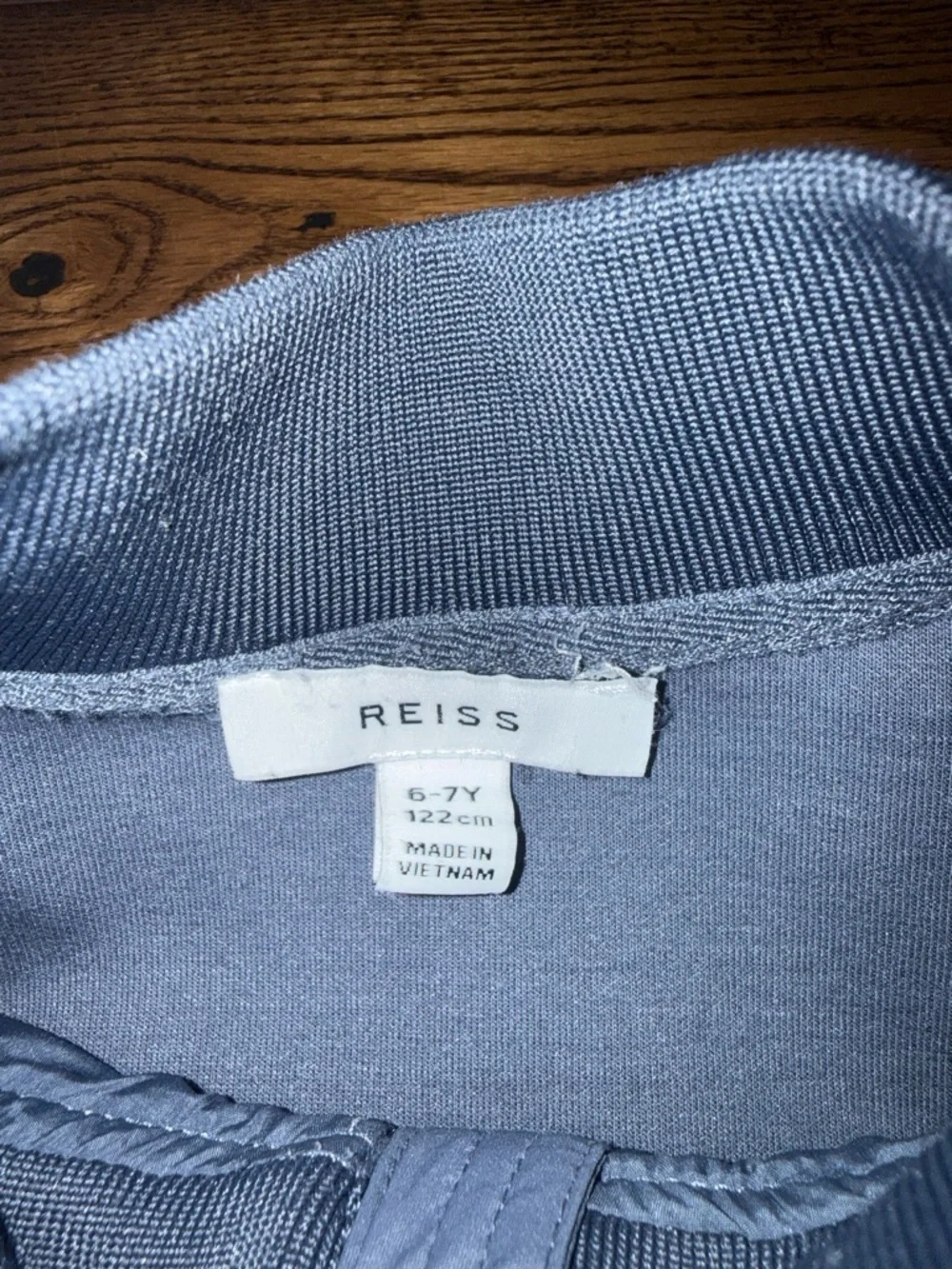 Reiss Kids Blue Quilted Jacket Size 6-7 Year